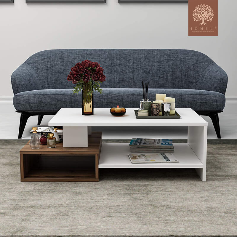 PACK PROMO I MEUBLE TV+TABLE BASSE MODERNE GARTUITE - Homely