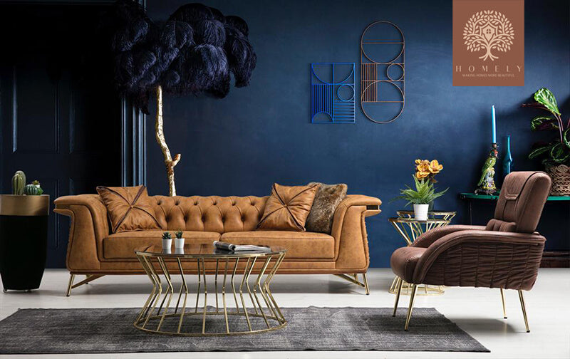 DIAMMANTE-ENSEMBLE DE CANAPÉ LUXE 6 PLACES-