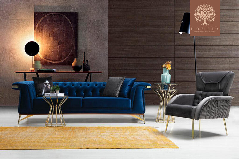 DIAMMANTE-ENSEMBLE DE CANAPÉ LUXE 6 PLACES-