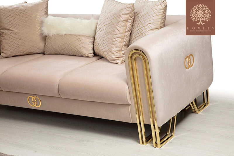 GUCCI-ENSEMBLE DE CANAPÉ LUXE 6 PLACES-