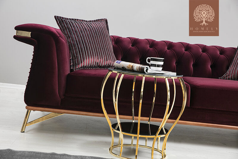 DIAMMANTE-ENSEMBLE DE CANAPÉ LUXE 6 PLACES-