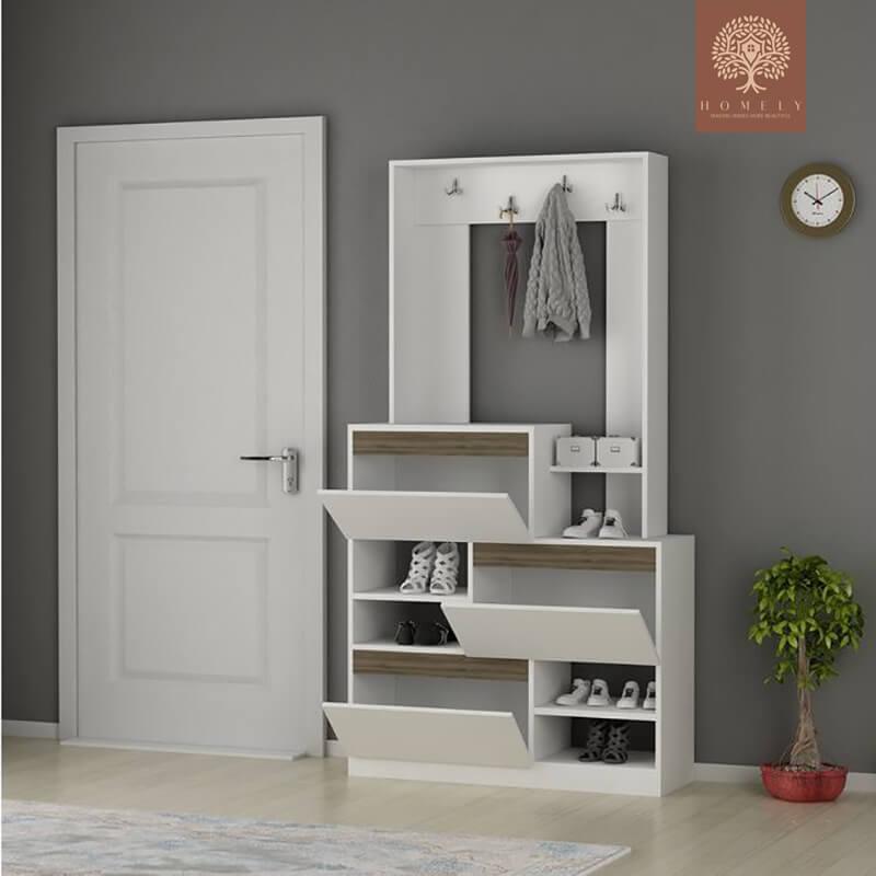 ROY -MEUBLE DE RANGEMENT À CHAUSSURES- Homely