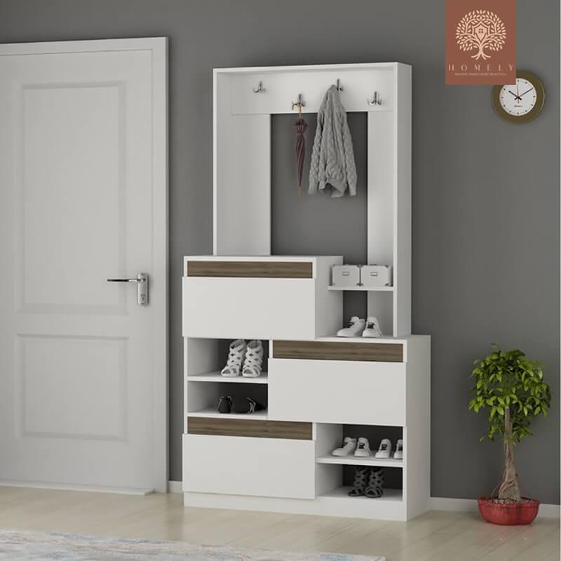 ROY -MEUBLE DE RANGEMENT À CHAUSSURES- Homely