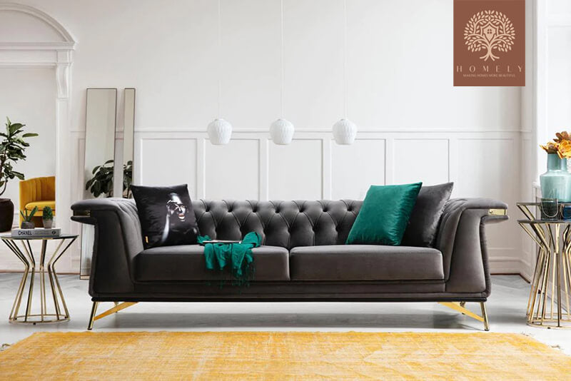 DIAMMANTE-ENSEMBLE DE CANAPÉ LUXE 6 PLACES-