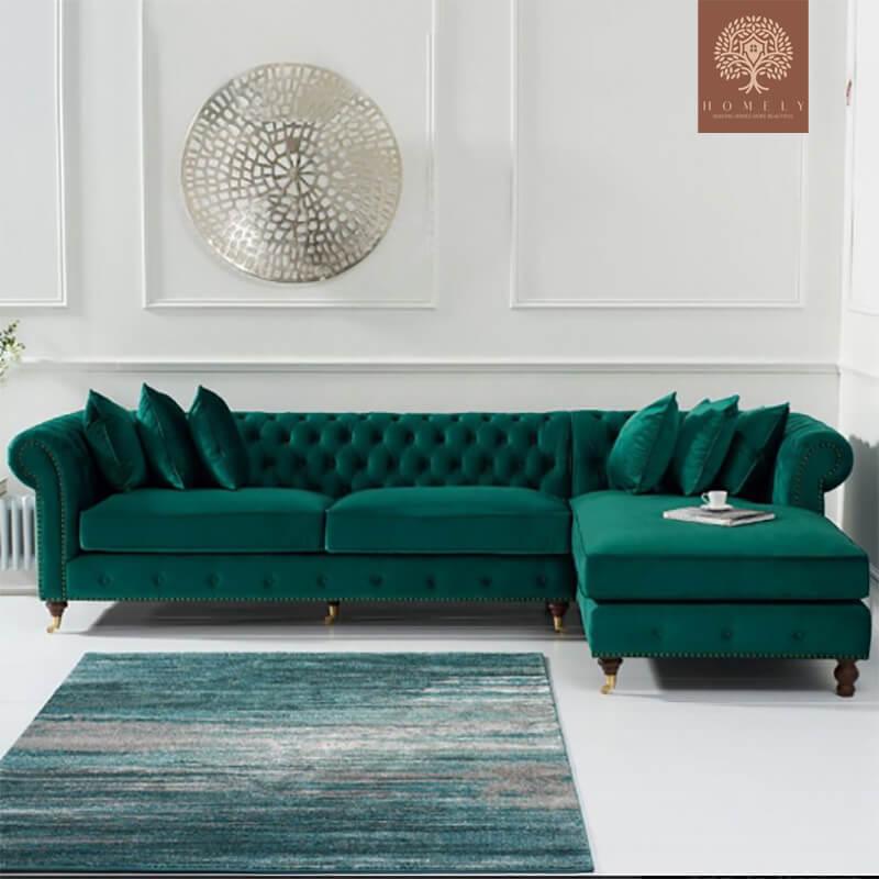 FIONA-CANAPE CHESTERFIELD CHAISE LONGUE DROITE- Homely