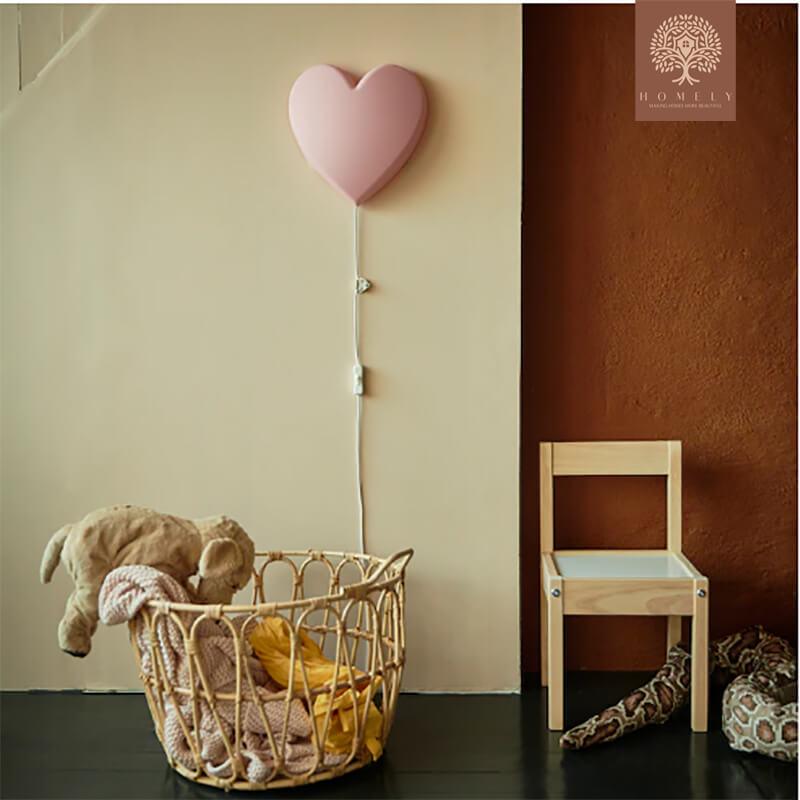 UPPLYST APPLIQUE À LED,COEUR ROSE - Homely