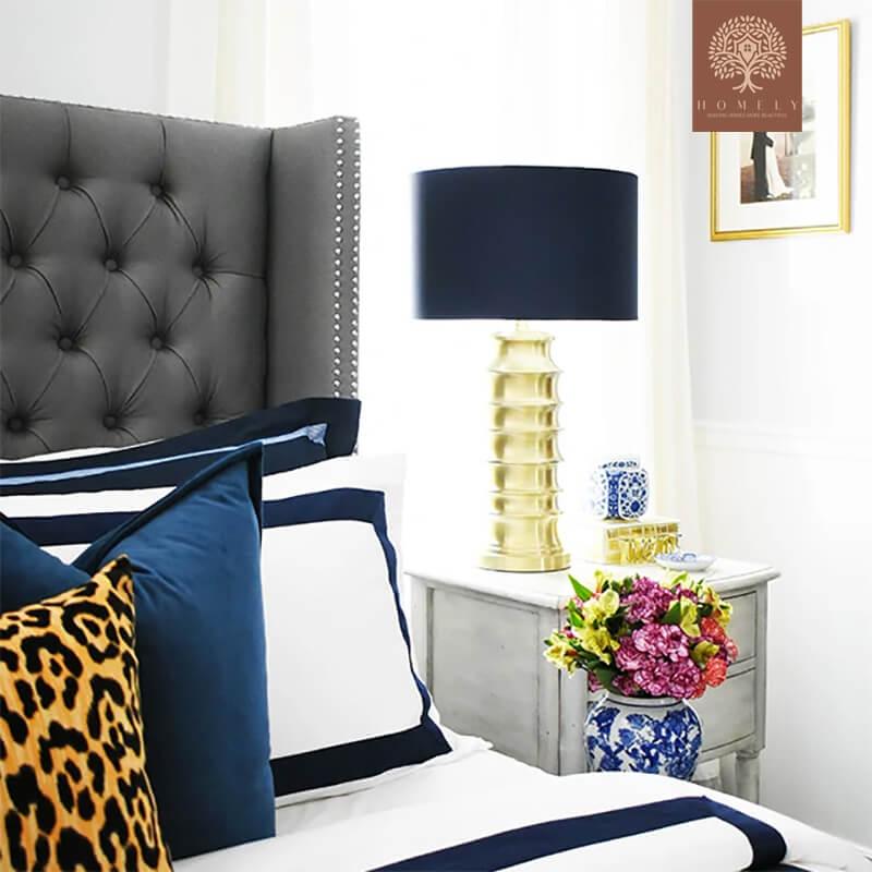 MILO-LIT CAPITONNÉE EN VELOURS- Homely