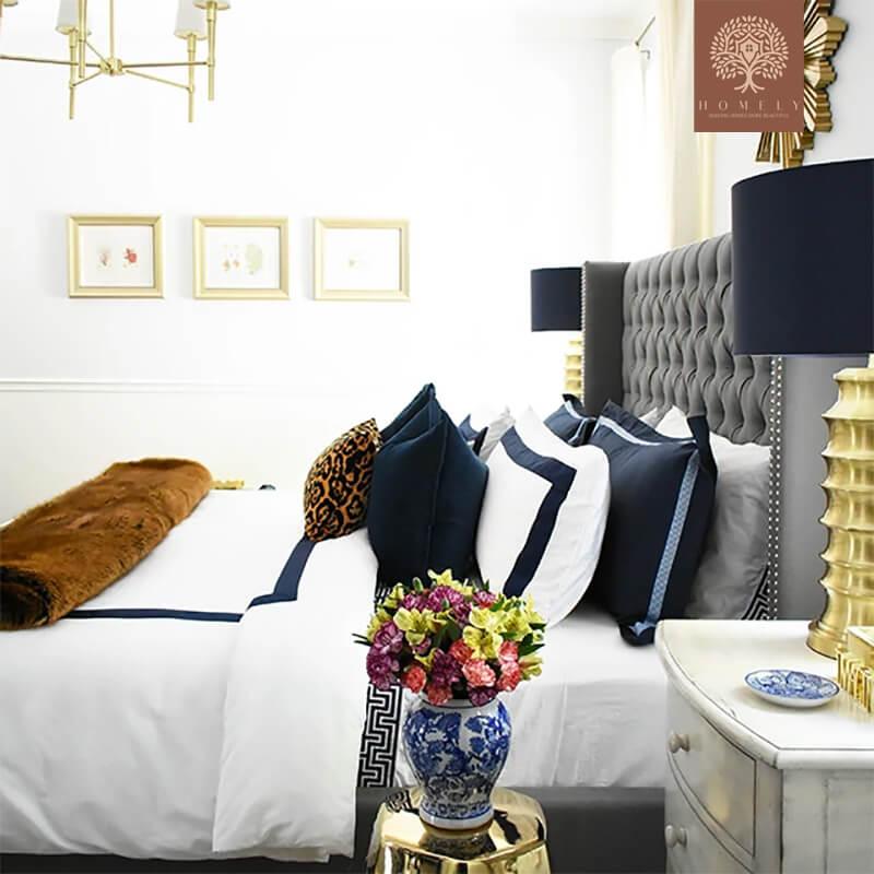 MILO-LIT CAPITONNÉE EN VELOURS- Homely