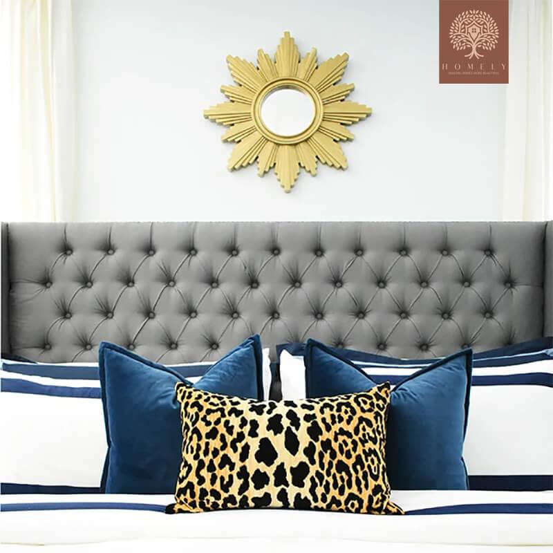 MILO-LIT CAPITONNÉE EN VELOURS- Homely