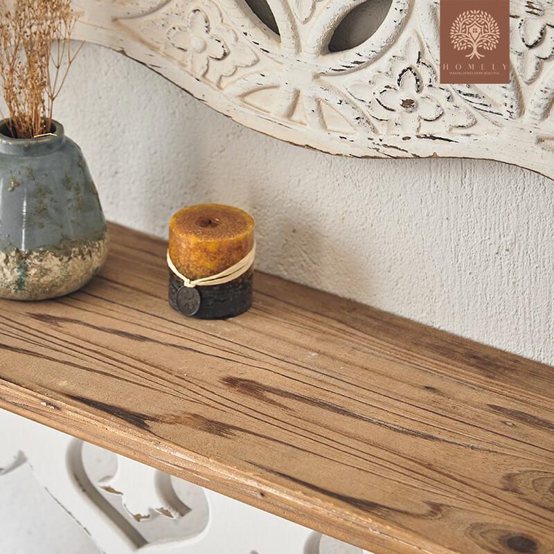 ABBY-TABLE CONSOLE ÉTROITE EN BOIS- Homely