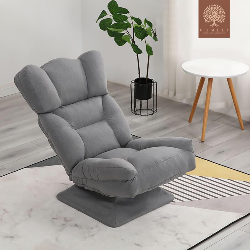 VERONA-FAUTEUIL PIVOTANT AVEC DOSSIER RÉGLABLE À 360 DEGRÉS- Homely