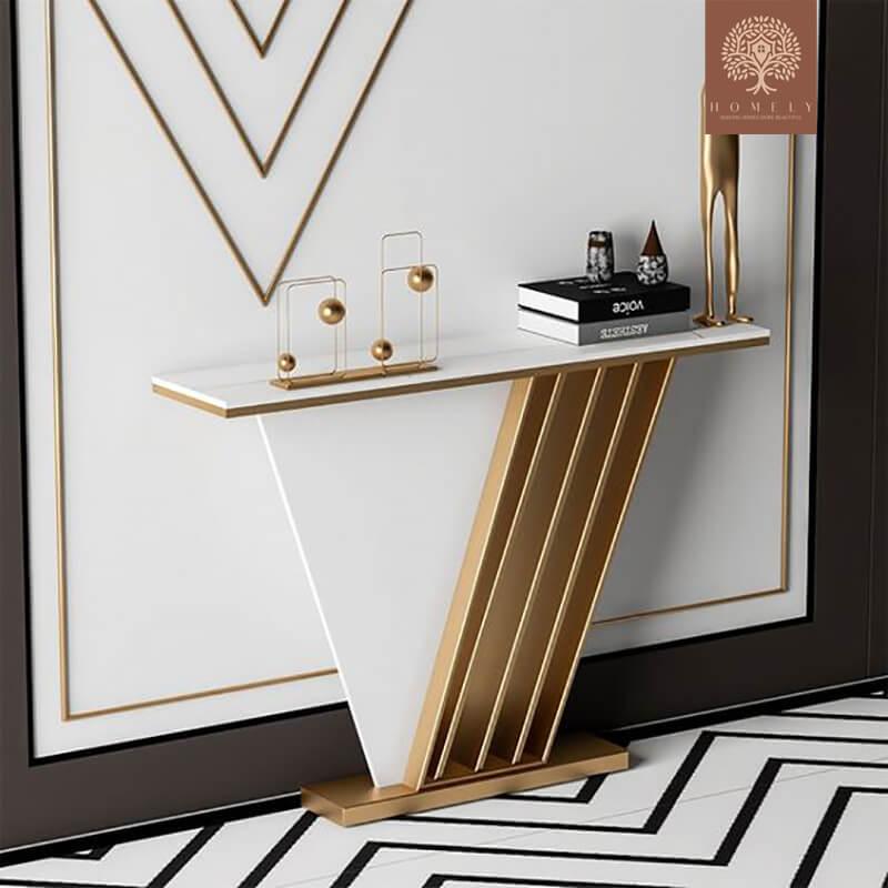 JOPLIN-TABLE CONSOLE RECTANGULAIRE NOIRE- Homely