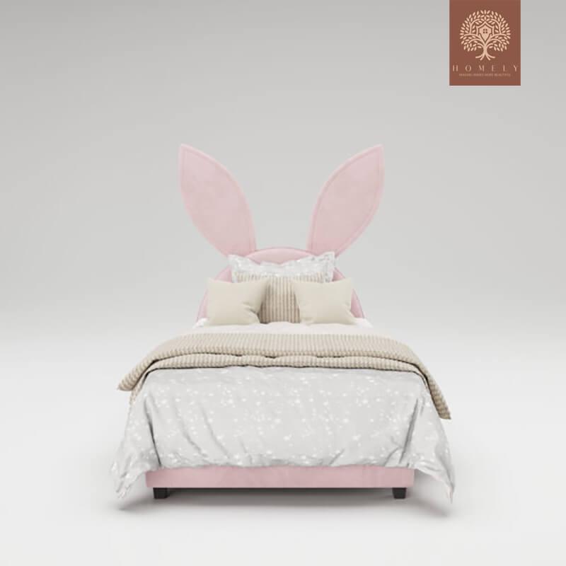 HONEY BUNNY-LIT MODERNE EN VELOURS POUR GARÇON ET FILLE- Homely