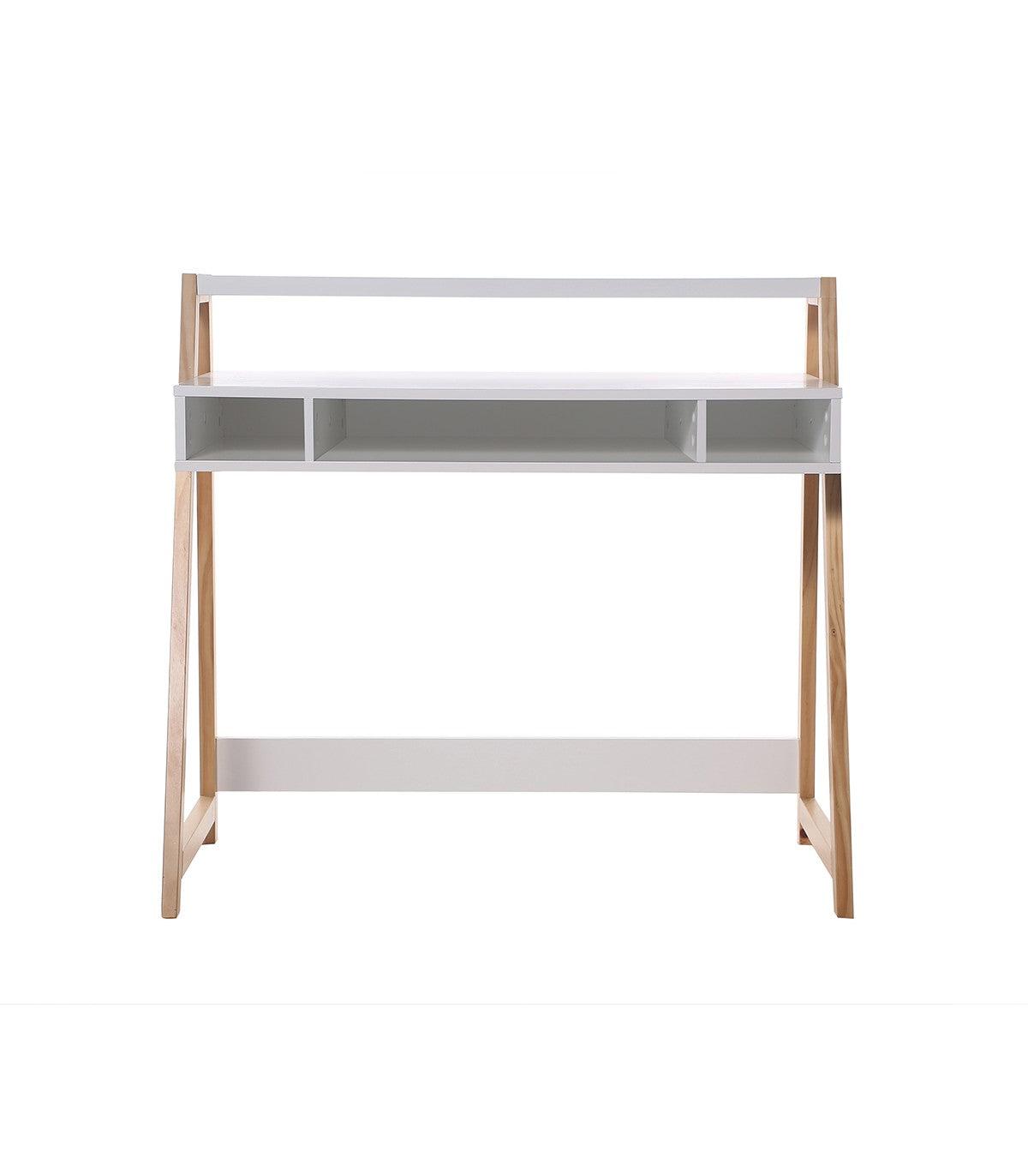 Bureau avec espace de rangement-HELGA - Homely