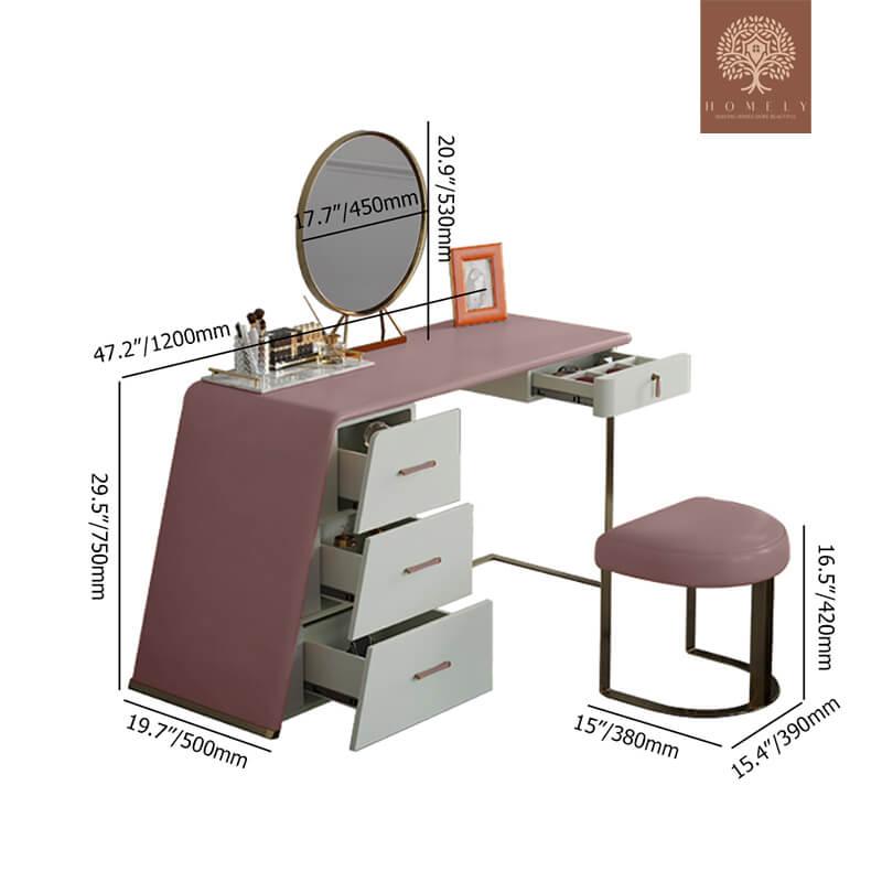 ROBENA-ENSEMBLE DE MAQUILLAGE ROSE MODERNE- Homely