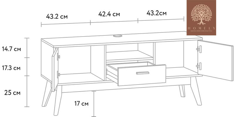 ANDERSON-ENSEMBLE DE MEUBLE TV,TABLE BASSE ET UNE VITRINE