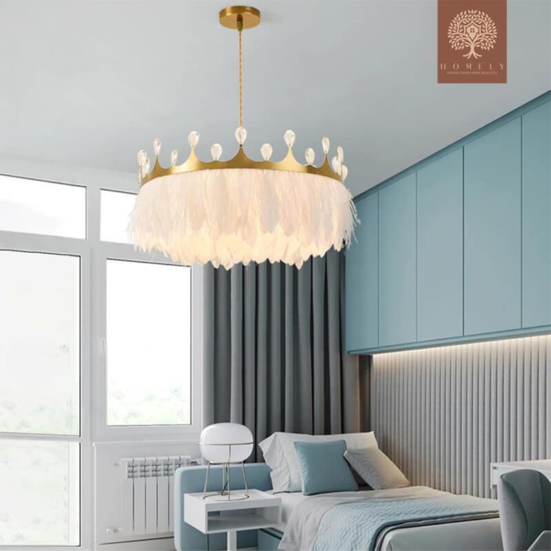 LUKLOY LUSTRE ROMANTIQUE EN CRISTAL - Homely
