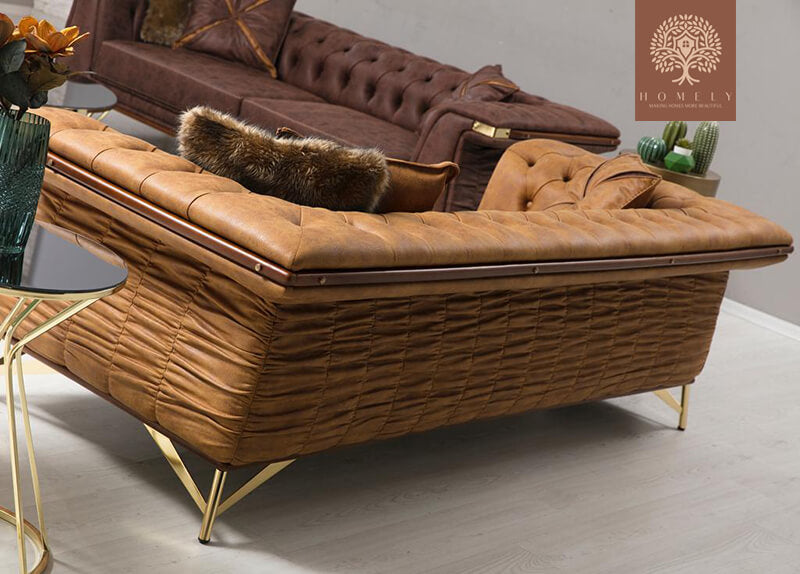 DIAMMANTE-ENSEMBLE DE CANAPÉ LUXE 6 PLACES-