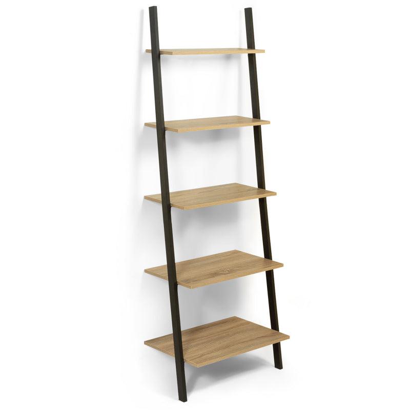 ETAGÈRE ÉCHELLE 5 NIVEAUX DESIGN INDUSTRIEL - Homely