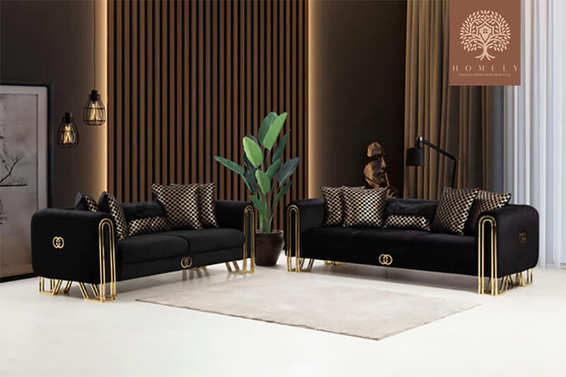 GUCCI-ENSEMBLE DE CANAPÉ LUXE 6 PLACES-