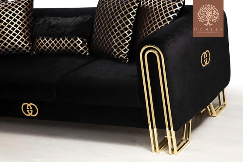 GUCCI-ENSEMBLE DE CANAPÉ LUXE 6 PLACES-