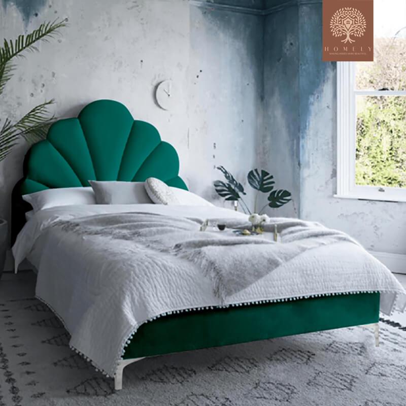 SHELL-LIT MODERNE EN VELOURS POUR GARÇON ET FILLE- Homely