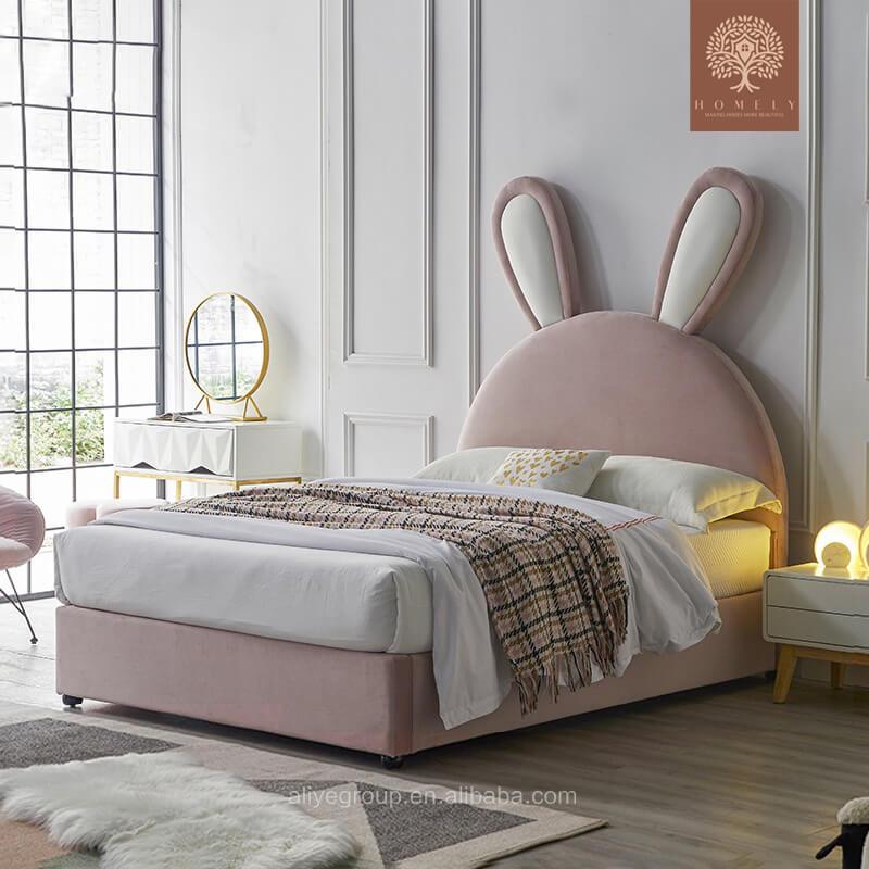 BUGS BUNNY-LIT MODERNE EN VELOURS POUR GARÇON ET FILLE- Homely