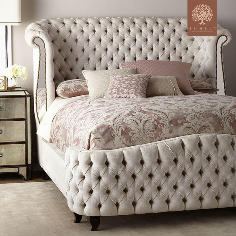 FLAVIO-LIT ARTISANAL EN VELOURS- Homely