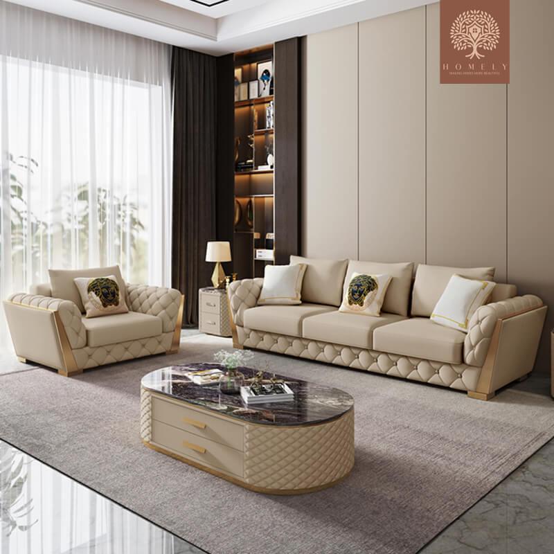 GIULIETA-ENSEMBLE DE 3 CANAPÉS MODERNES- Homely