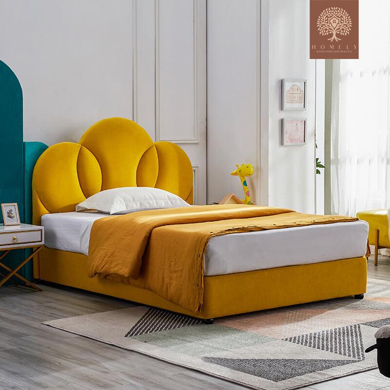 LILY-LIT MODERNE EN VELOURS POUR GARÇON ET FILLE- Homely