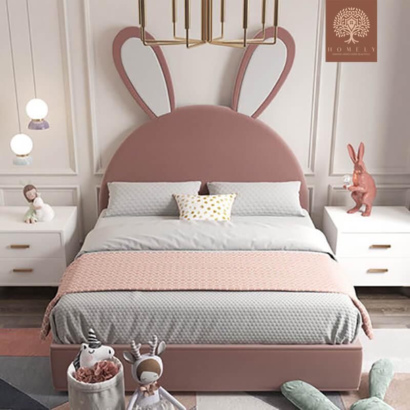 BUGS BUNNY-LIT MODERNE EN VELOURS POUR GARÇON ET FILLE- Homely