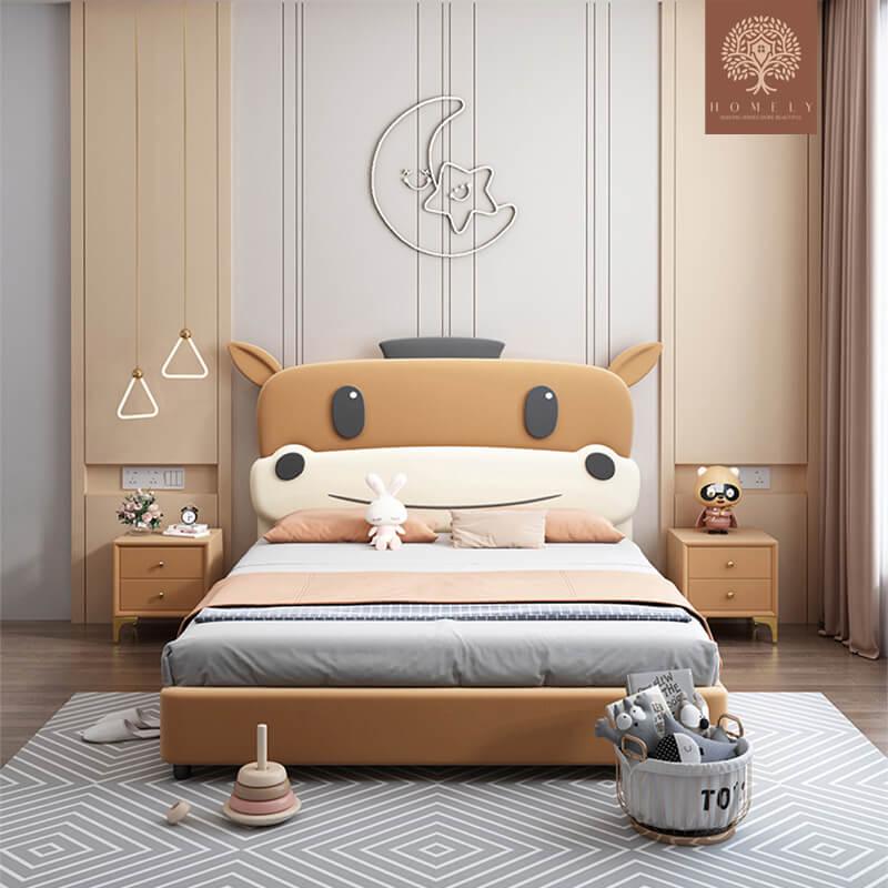 SKYLER-LIT MODERNE EN SIMILICUIR POUR GARÇON ET FILLE- Homely