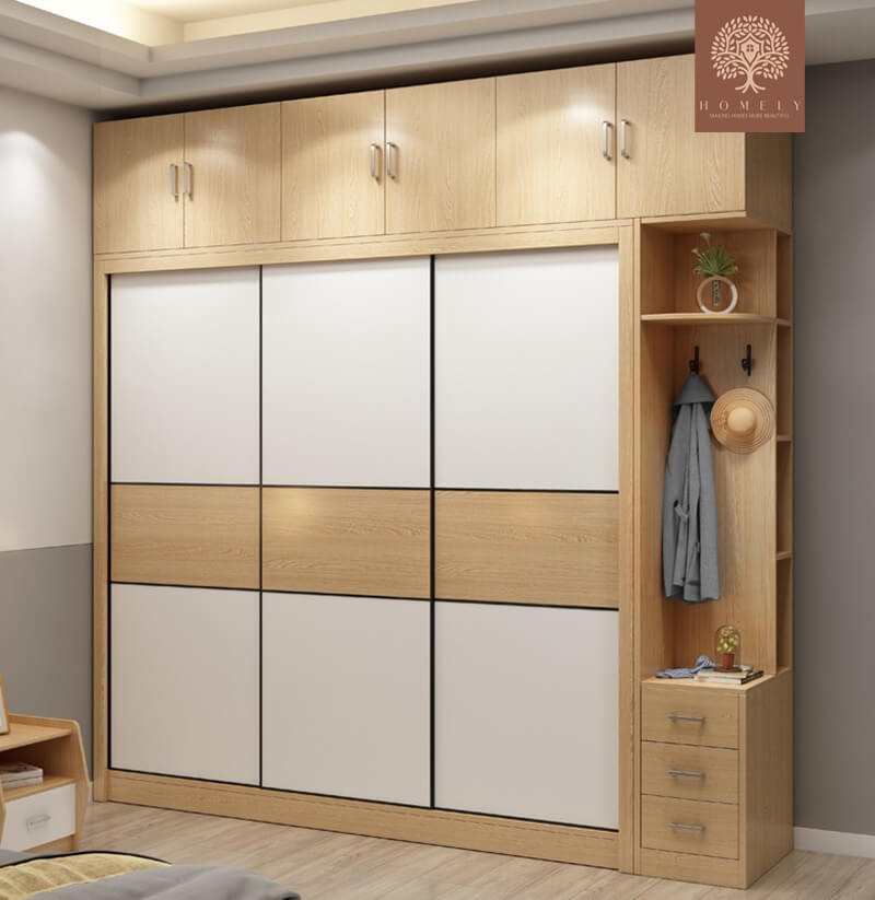 ANDERSON-ENSEMBLE DE CHAMBRE À COUCHER ULTRA-MODERNE- Homely