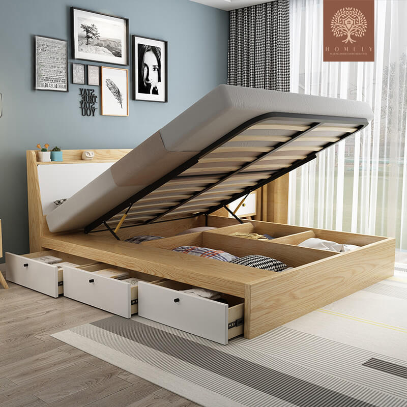 ANDERSON-ENSEMBLE DE CHAMBRE À COUCHER ULTRA-MODERNE- Homely