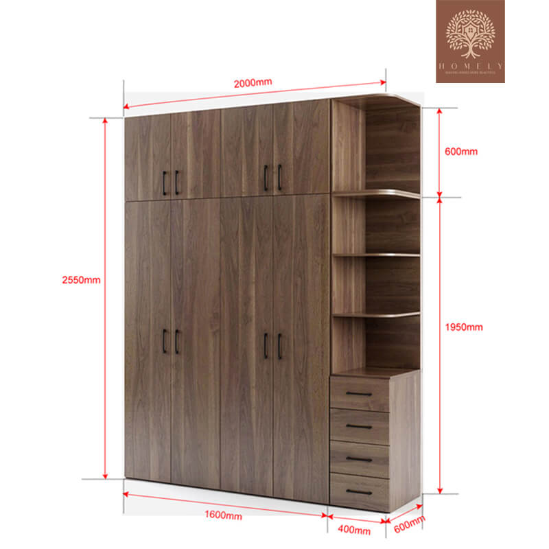 KLARNA | ENSEMBLE DE CHAMBRE À COUCHER ULTRA-MODERNE - Homely