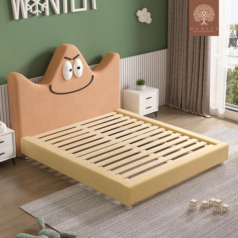 DOSHIE-LIT MODERNE EN SIMILICUIR POUR GARÇON ET FILLE- Homely