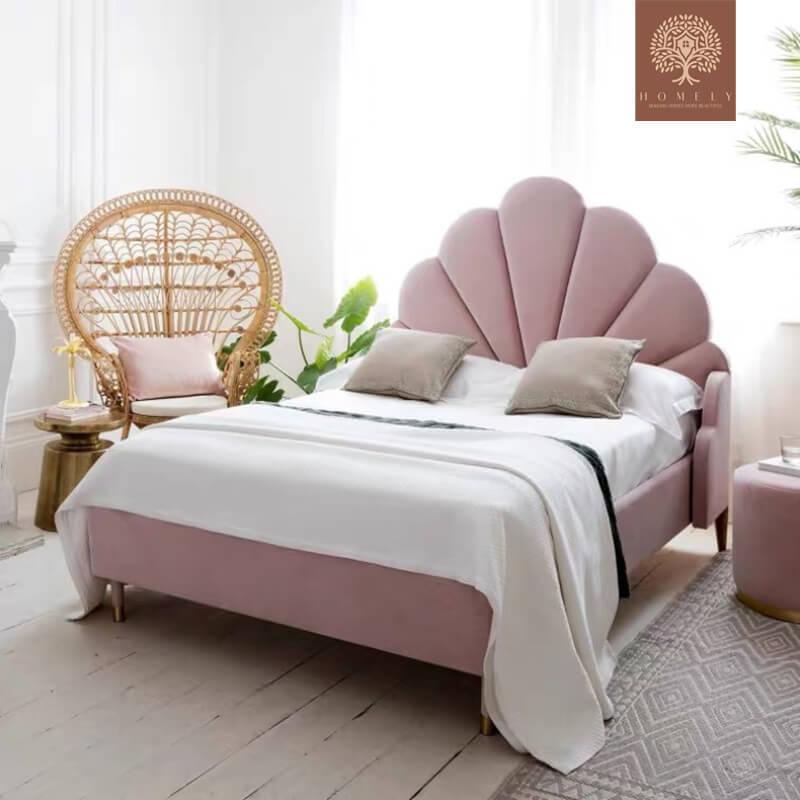 SHELL-LIT MODERNE EN VELOURS POUR GARÇON ET FILLE- Homely