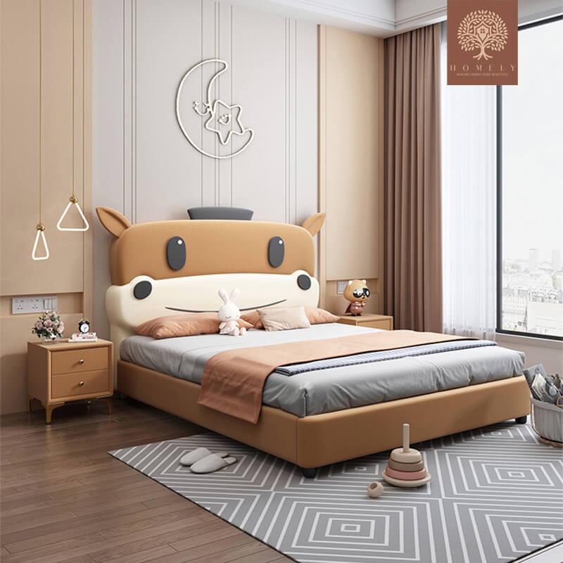 SKYLER-LIT MODERNE EN SIMILICUIR POUR GARÇON ET FILLE- Homely