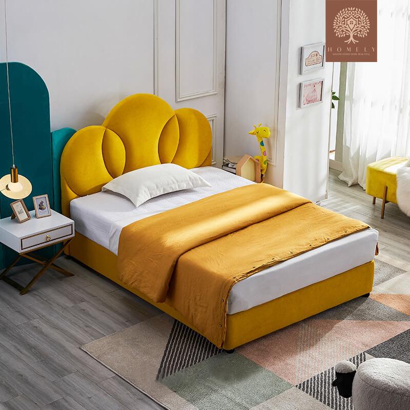 LILY-LIT MODERNE EN VELOURS POUR GARÇON ET FILLE- Homely