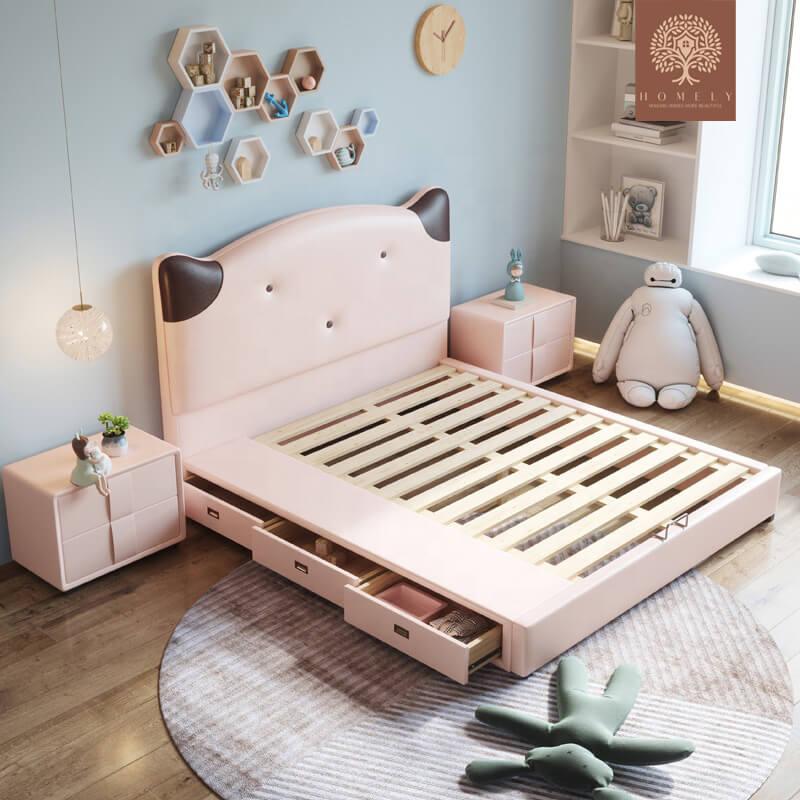 ABBY-LIT MODERNE EN SIMILICUIR POUR GARÇON ET FILLE- Homely