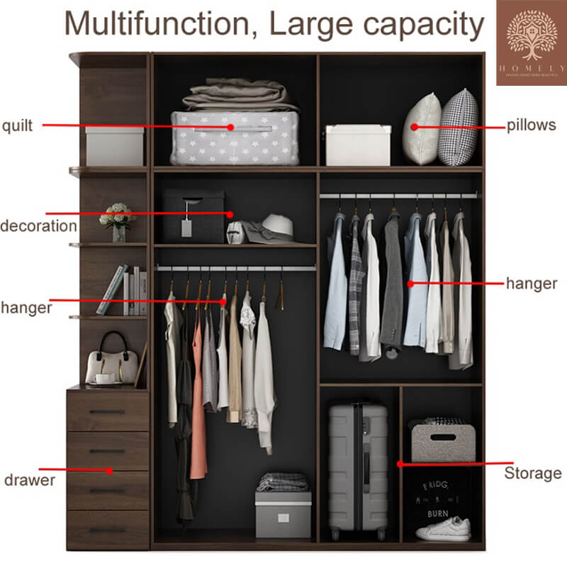KLARNA | ENSEMBLE DE CHAMBRE À COUCHER ULTRA-MODERNE - Homely
