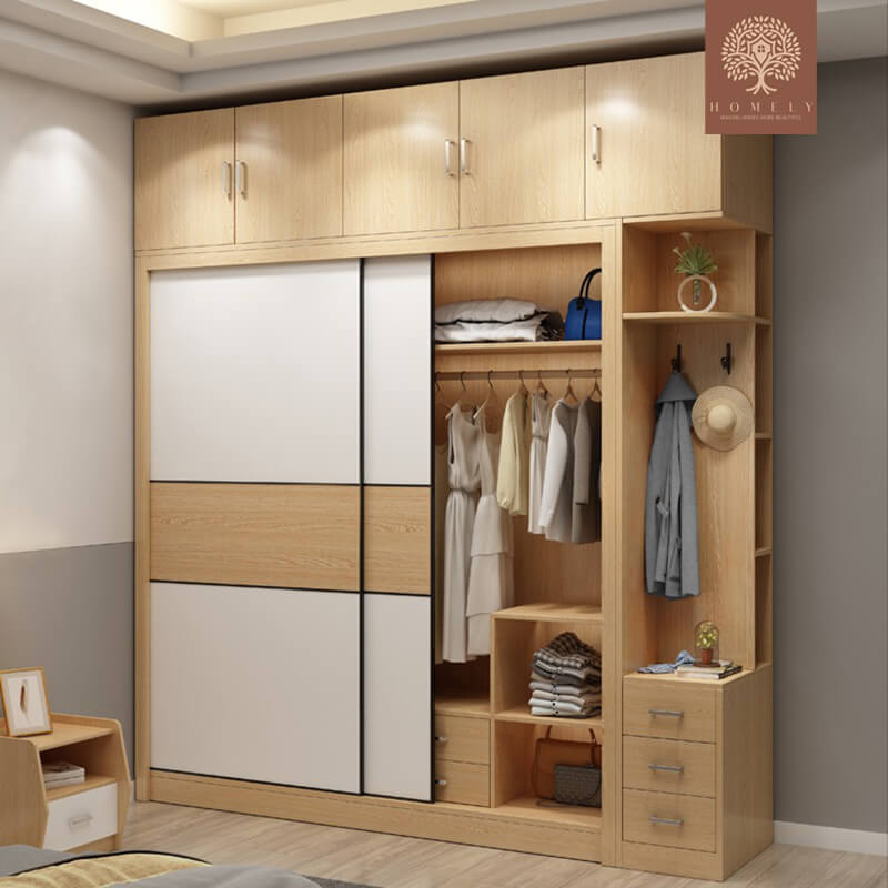 ANDERSON-ENSEMBLE DE CHAMBRE À COUCHER ULTRA-MODERNE- Homely