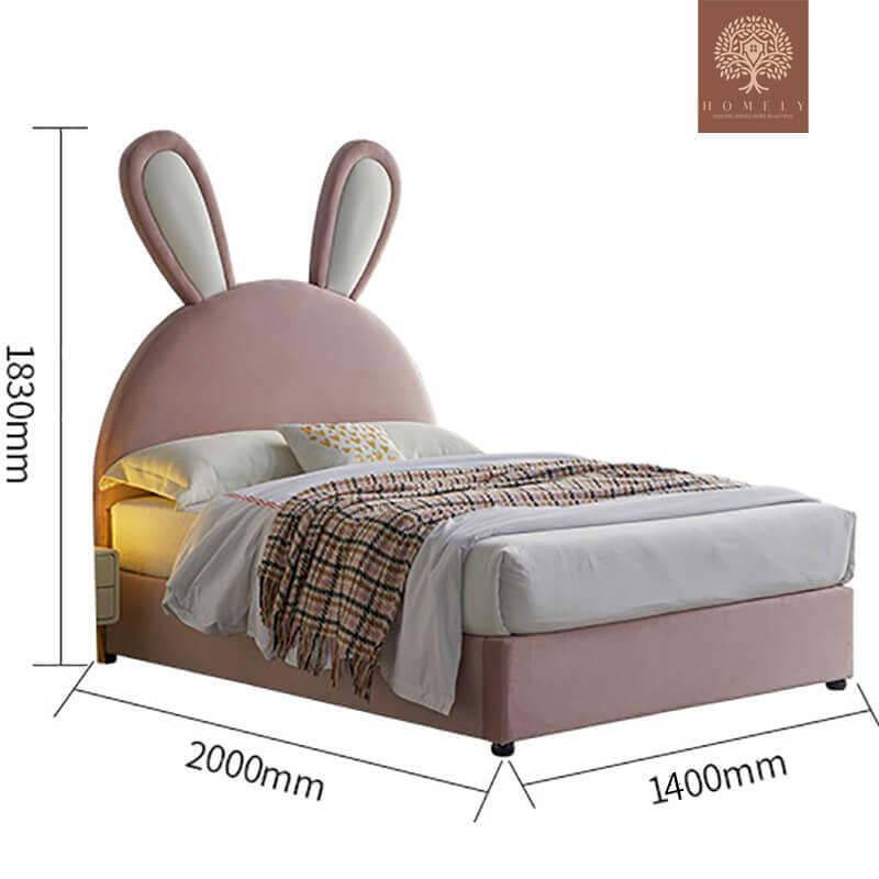 BUGS BUNNY-LIT MODERNE EN VELOURS POUR GARÇON ET FILLE- Homely