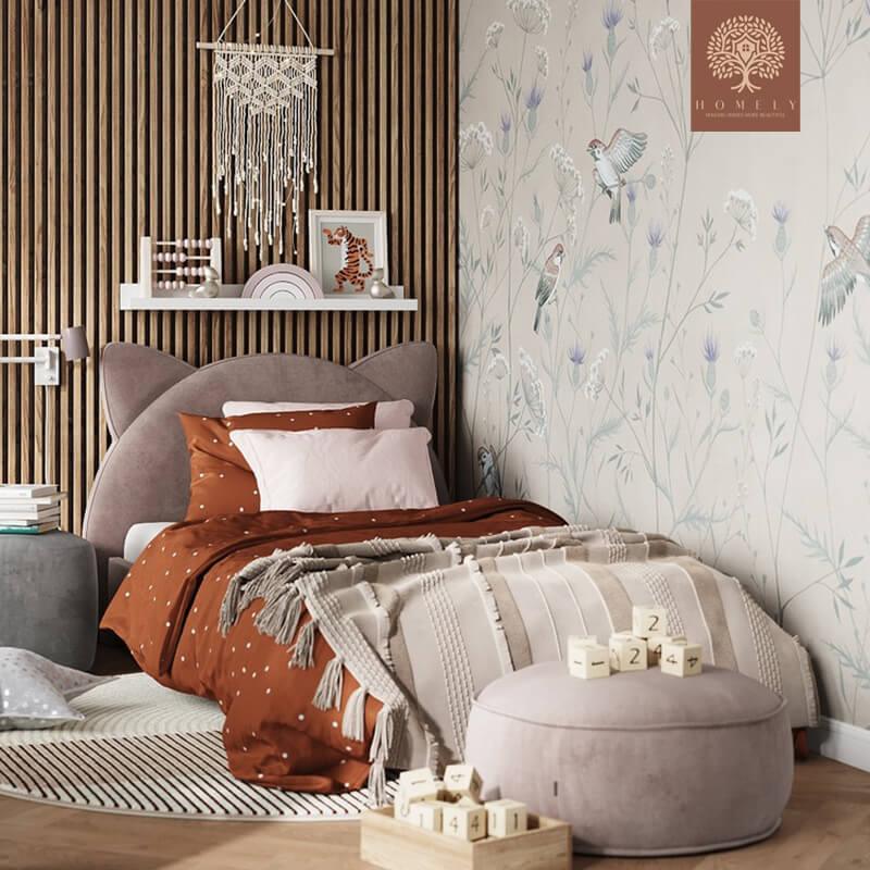 TOM-LIT MODERNE EN VELOURS POUR GARÇON ET FILLE- Homely