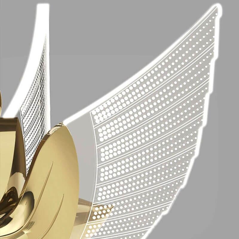 LAMPE LED LUXUEUSE SUSPENDUE EN FORME DE CYGNE - Homely