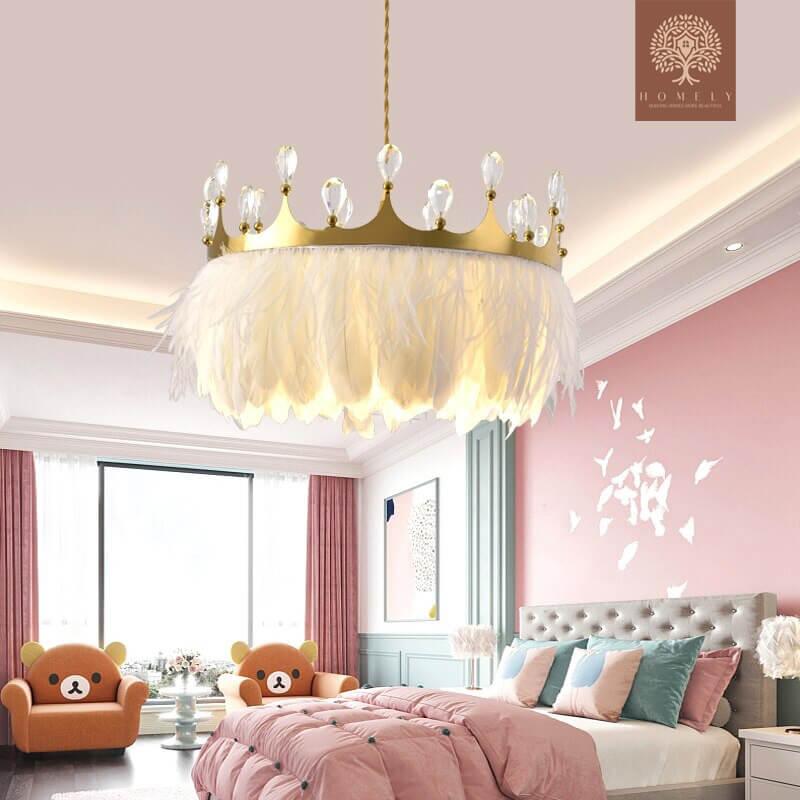 LUKLOY LUSTRE ROMANTIQUE EN CRISTAL - Homely