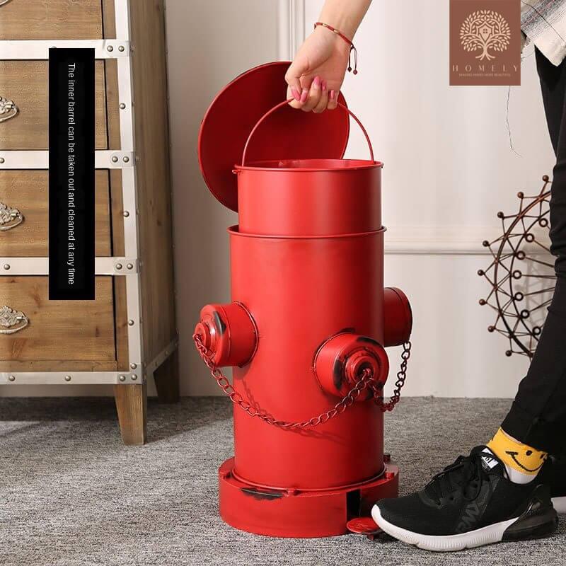 POUBELLE CRÉATIVE FER BOUCHE D&