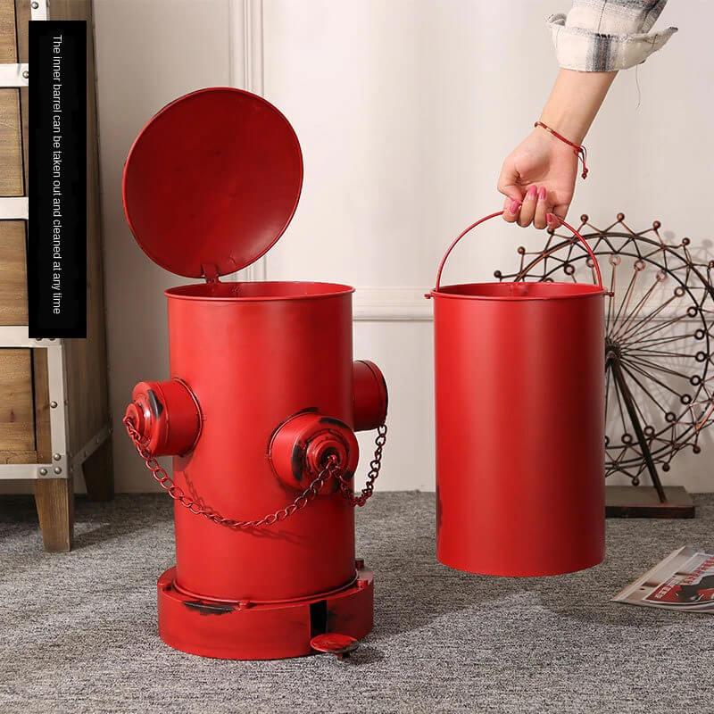 POUBELLE CRÉATIVE FER BOUCHE D&