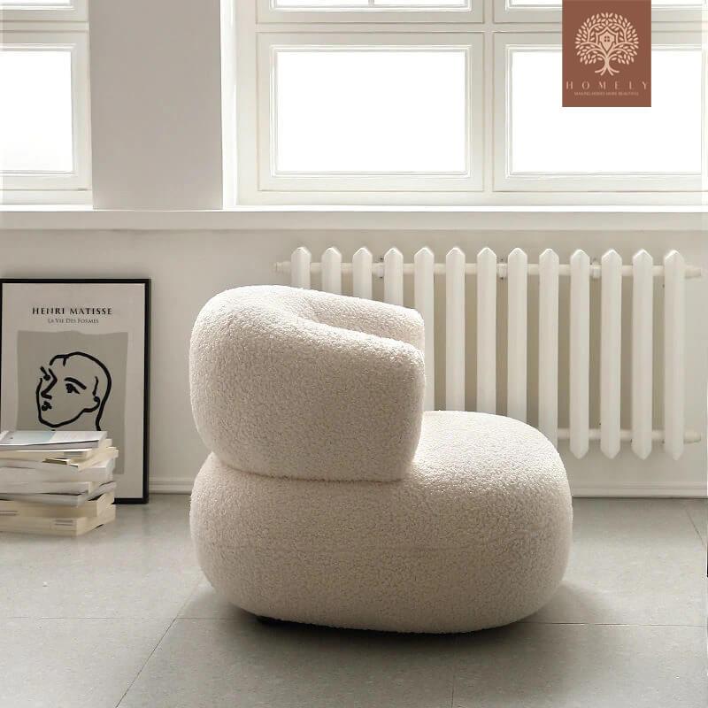 KAYDEN-FAUTEUIL MODERNE EN LAINE D&