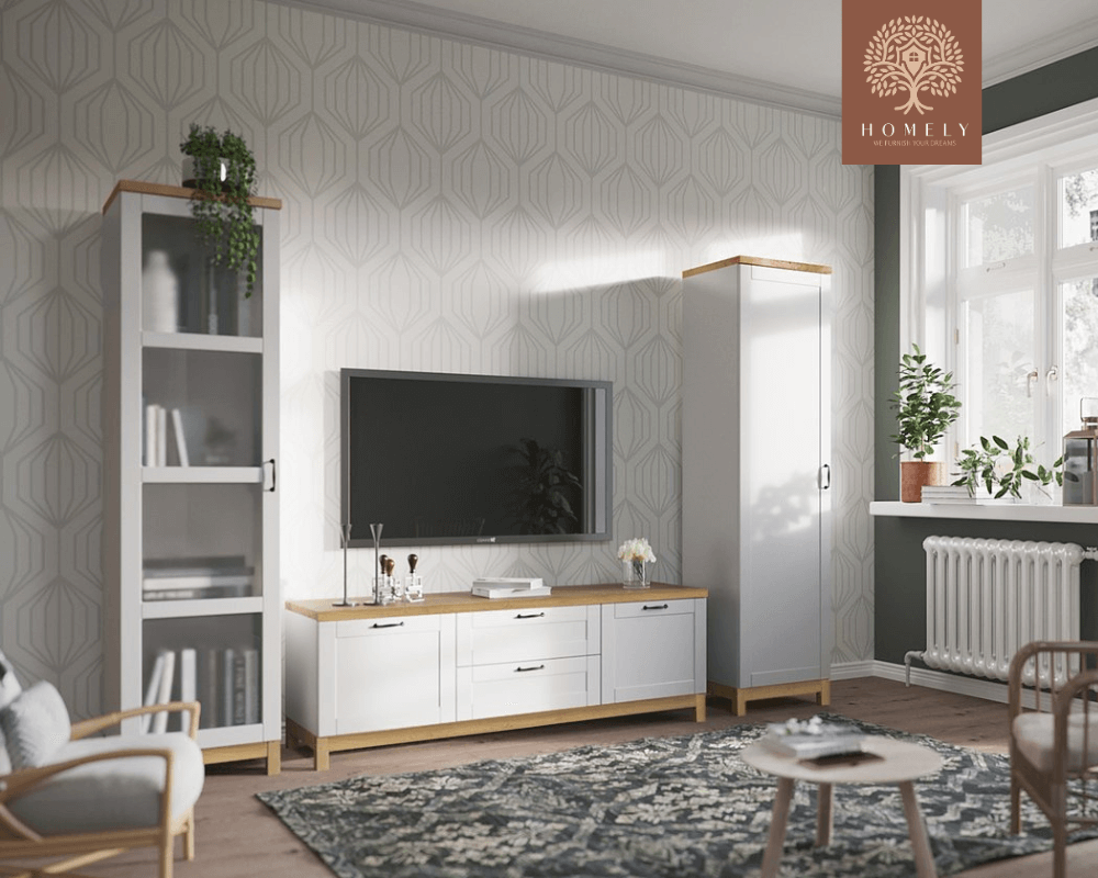 RAVENNE-ENSEMBLE DE MEUBLE TV NORDIC